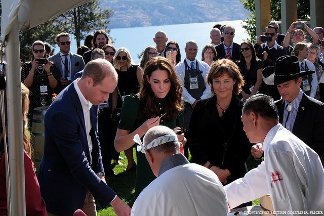 William and Kate at the Taste of British Columbia Festival