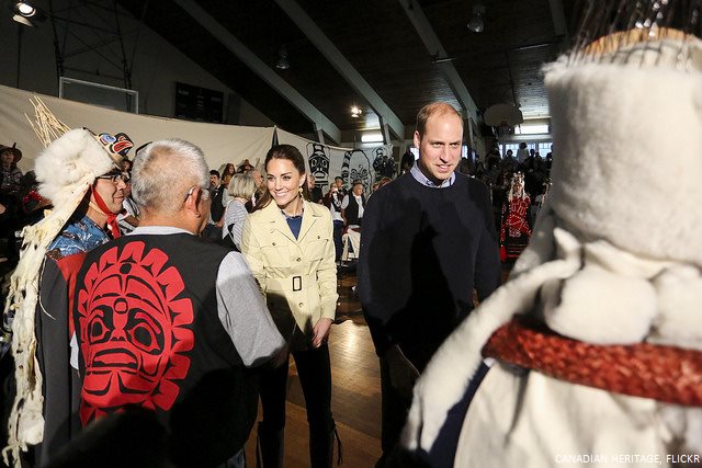 William and Kate meet with Heiltsuk First Nation people