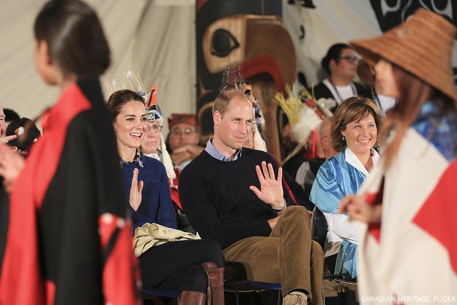 Kate Middleton and Prince William in Bella Bella