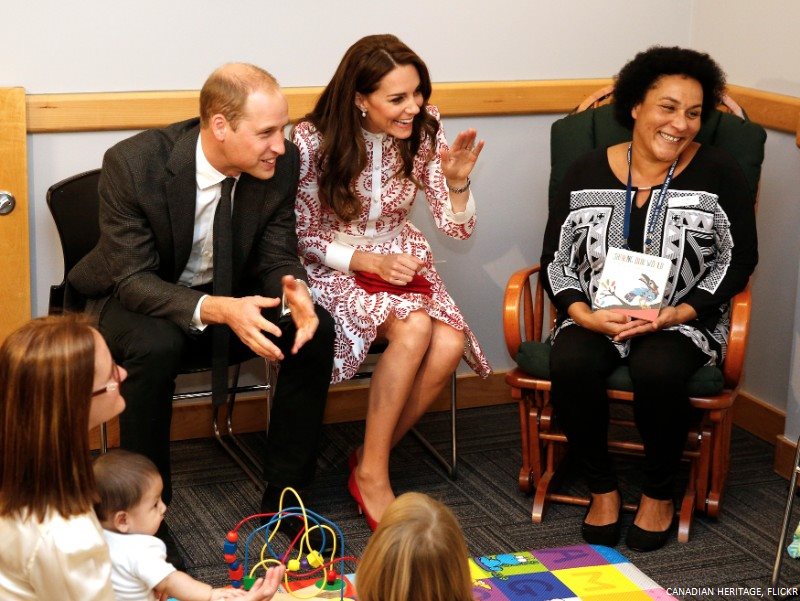 Kate Middleton visiting Sheway in Vancouver
