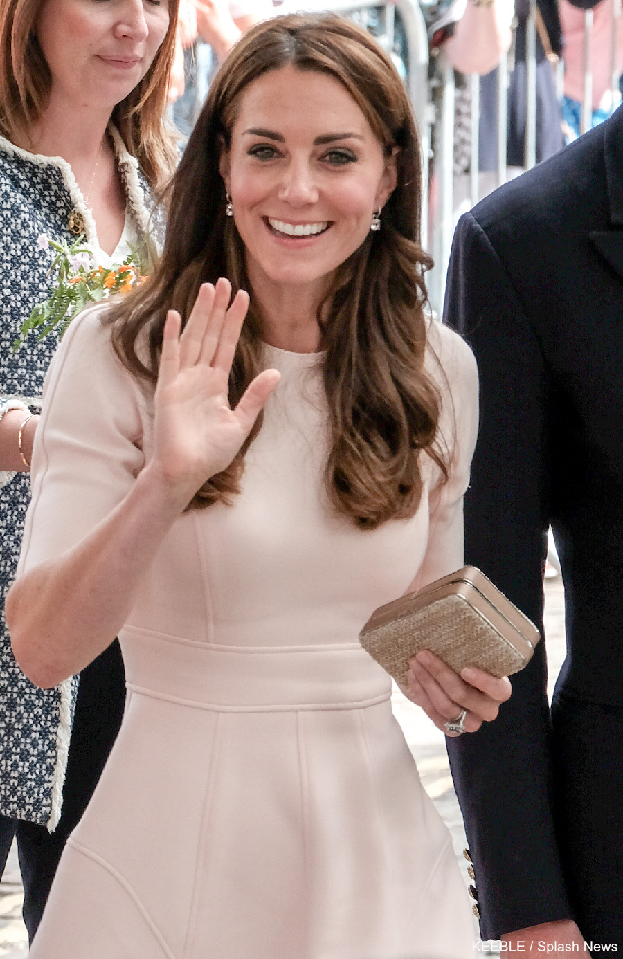 Kate Middleton wears blush pink dress for visit to Cornwall