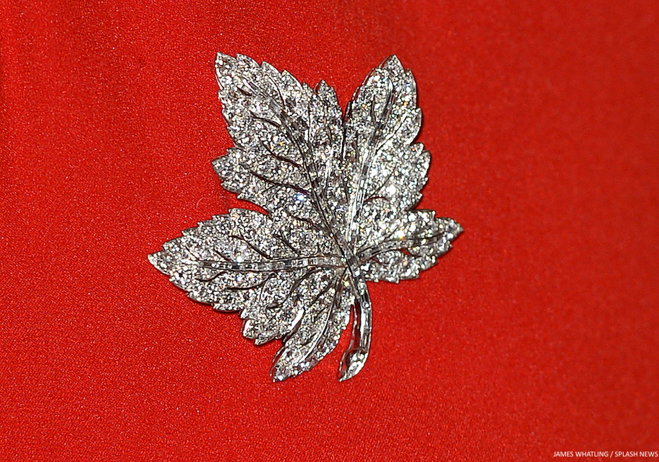 Kate Middleton Maple Leaf Brooch