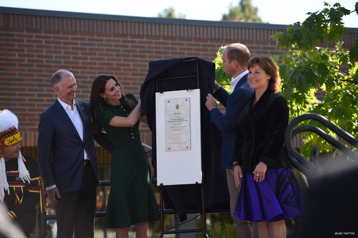 William and Kate at the University of British Columbia