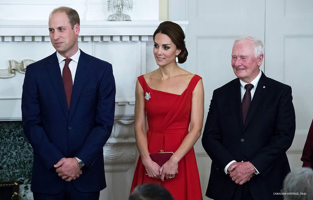 Kate in stunning red gown for historic reconciliation ceremony & reception in Victoria
