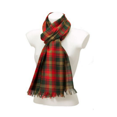 York Scarves Maple Leaf Tartan Scarf