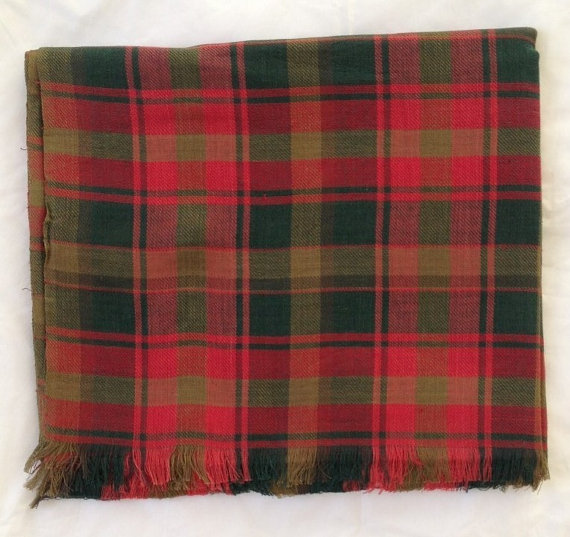 Maple Leaf Tartan Scarf