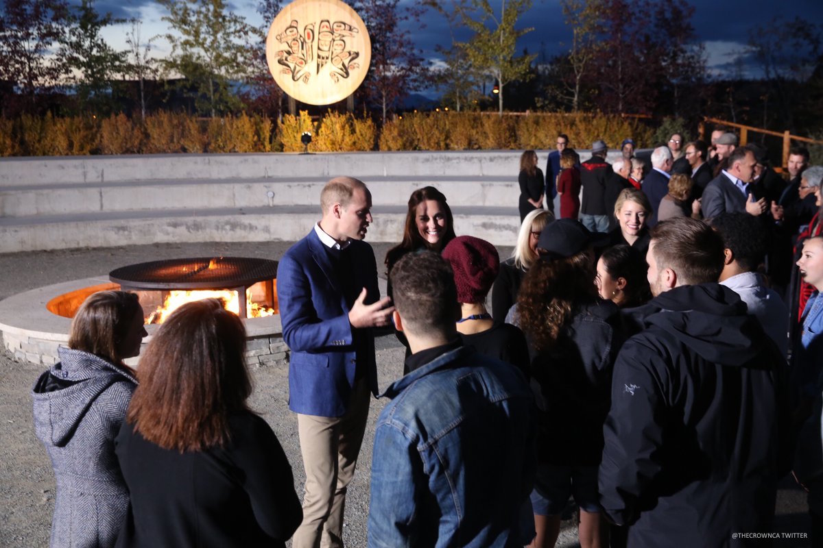 William and Kate meet young people from Yukon