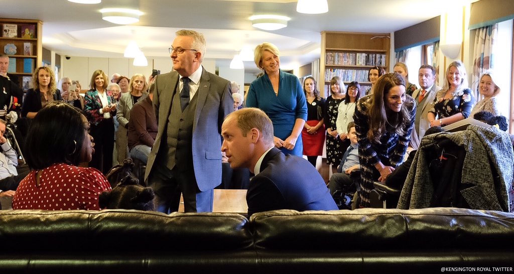 William and Kate at Francis House Hospice