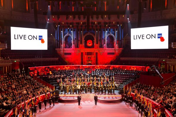 The 2016 Festival of Remembrance at the Royal Albert Hall. Picture via the Royal British Legion Facebook Page