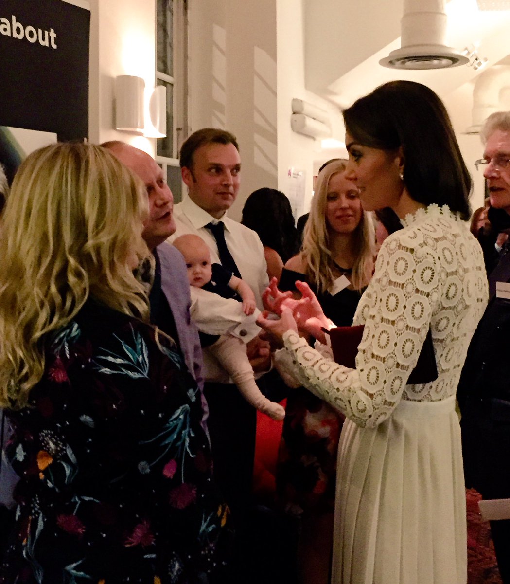 Kate Middleton meeting people from the Recovery Film Festival