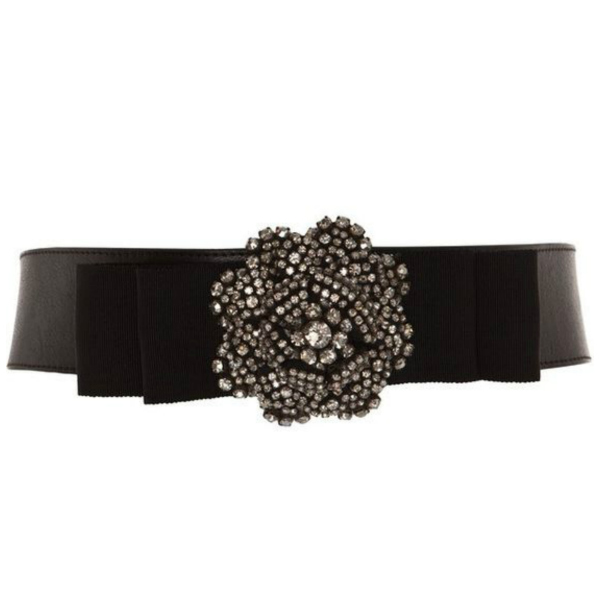 Temperley London Crystal Bow Belt