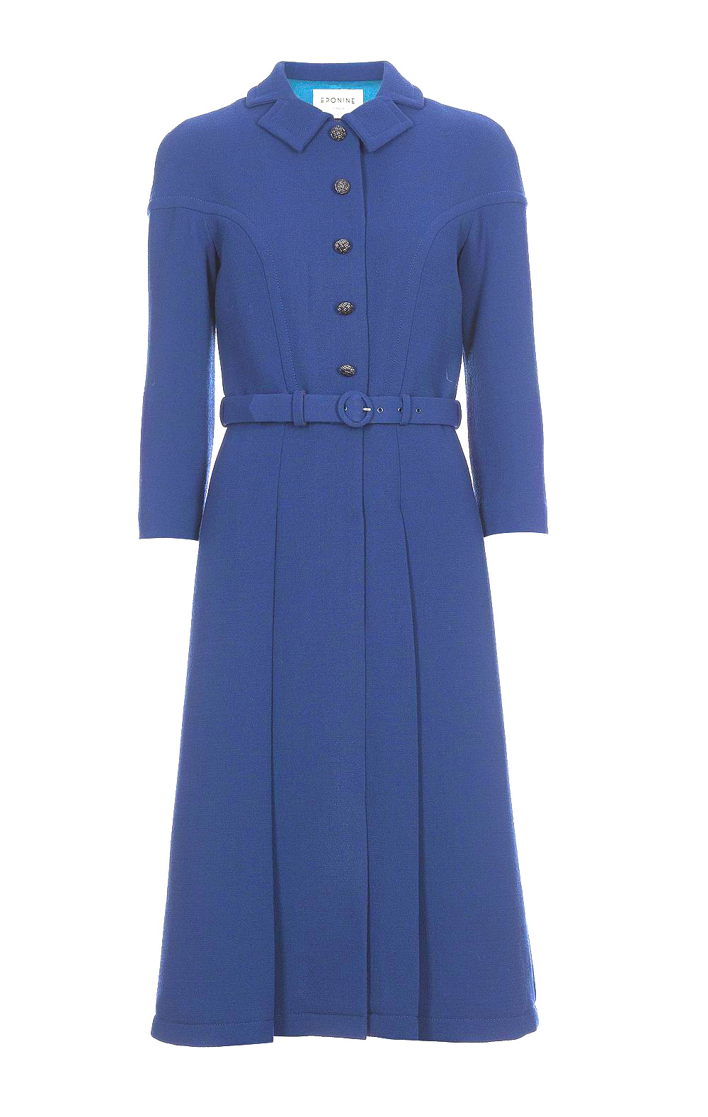 Eponine London Coat Dress in Blue