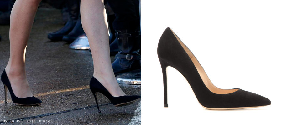 Gianvito Rossi shoes in black suede