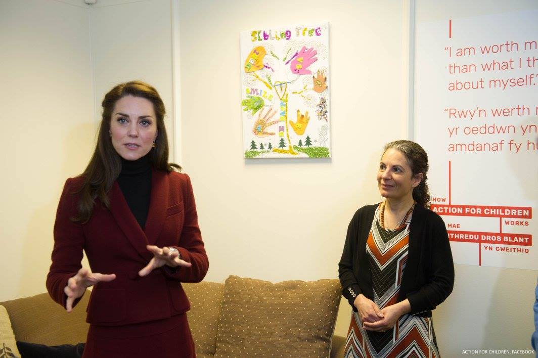 Kate Middleton tours Action for Children's MIST facility in Wales