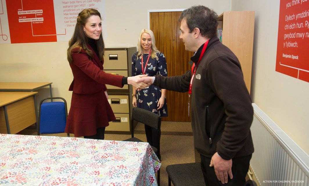 Kate Middleton visits Action for Children in Wales