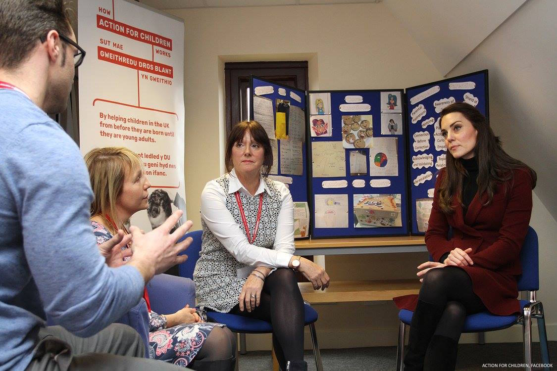 Kate Middleton visits Action for Children in Wales