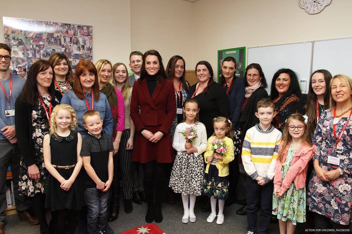 Kate Middleton visits Action for Children in Wales