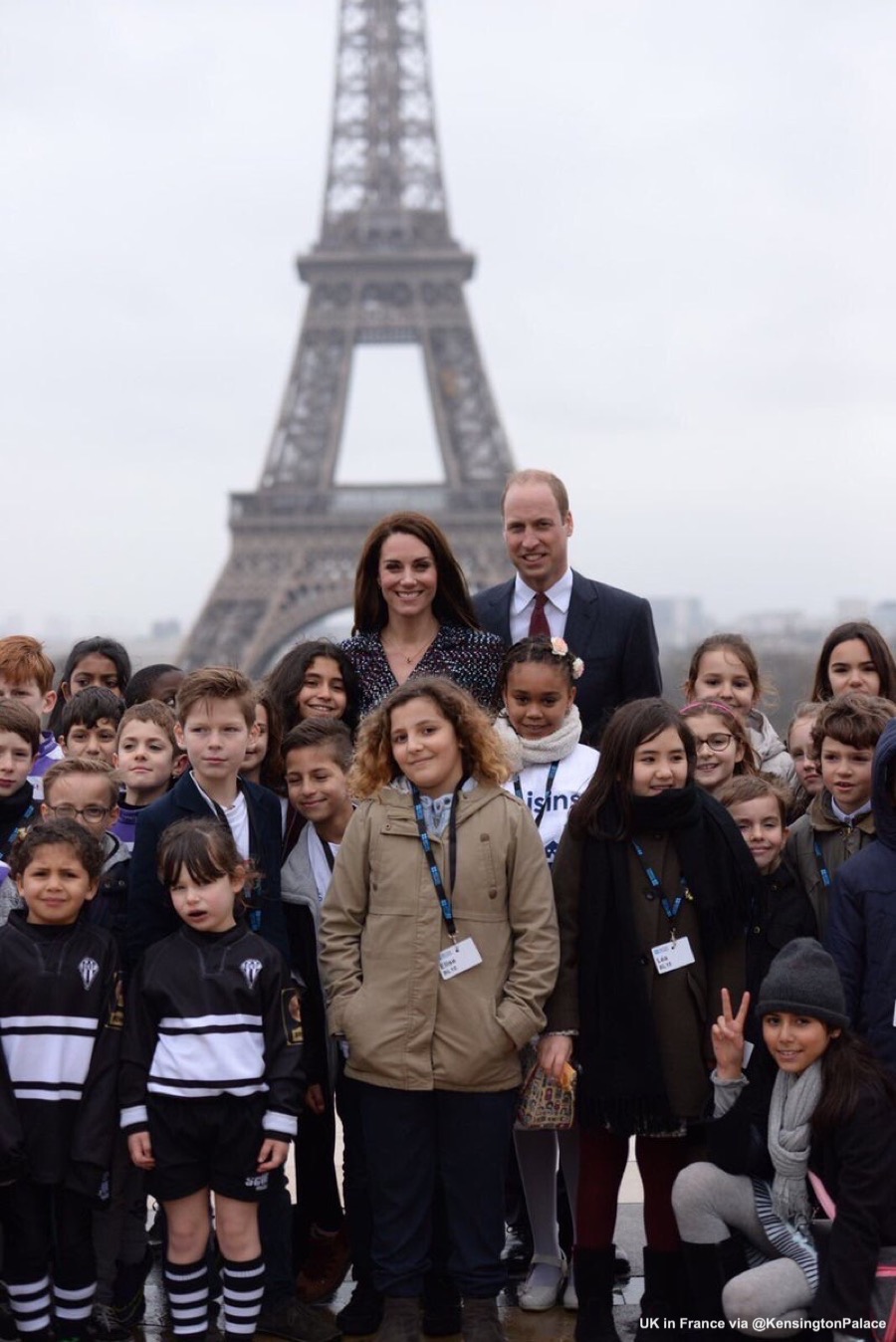 William and Kate in Paris