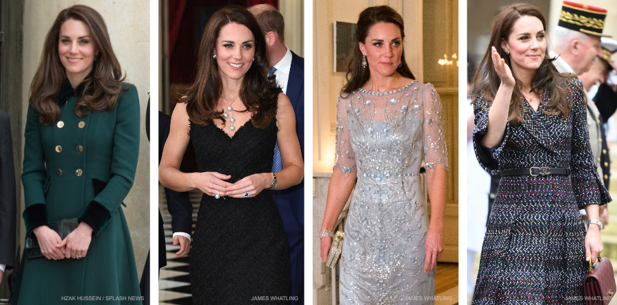 Kate Middleton visiting Paris
