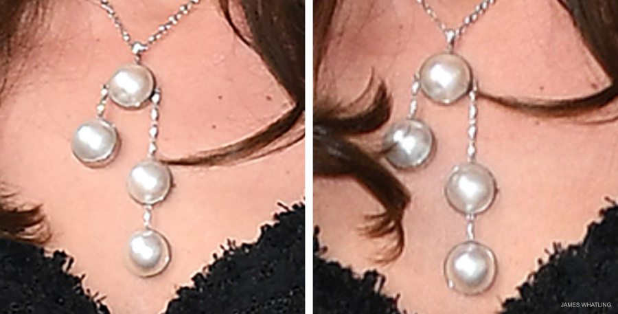 Kate Middleton's necklace in Paris