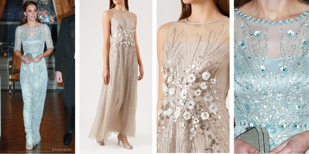 Kate Middleton's blue dress copy