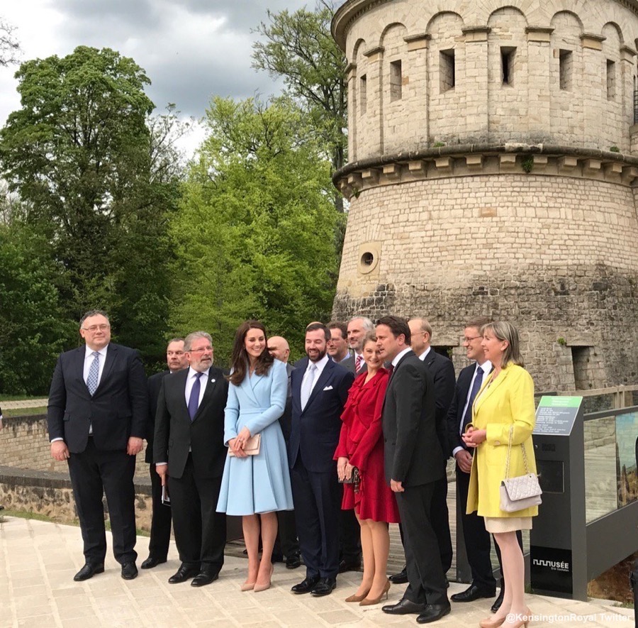 Kate Middleton visits Luxumbourg