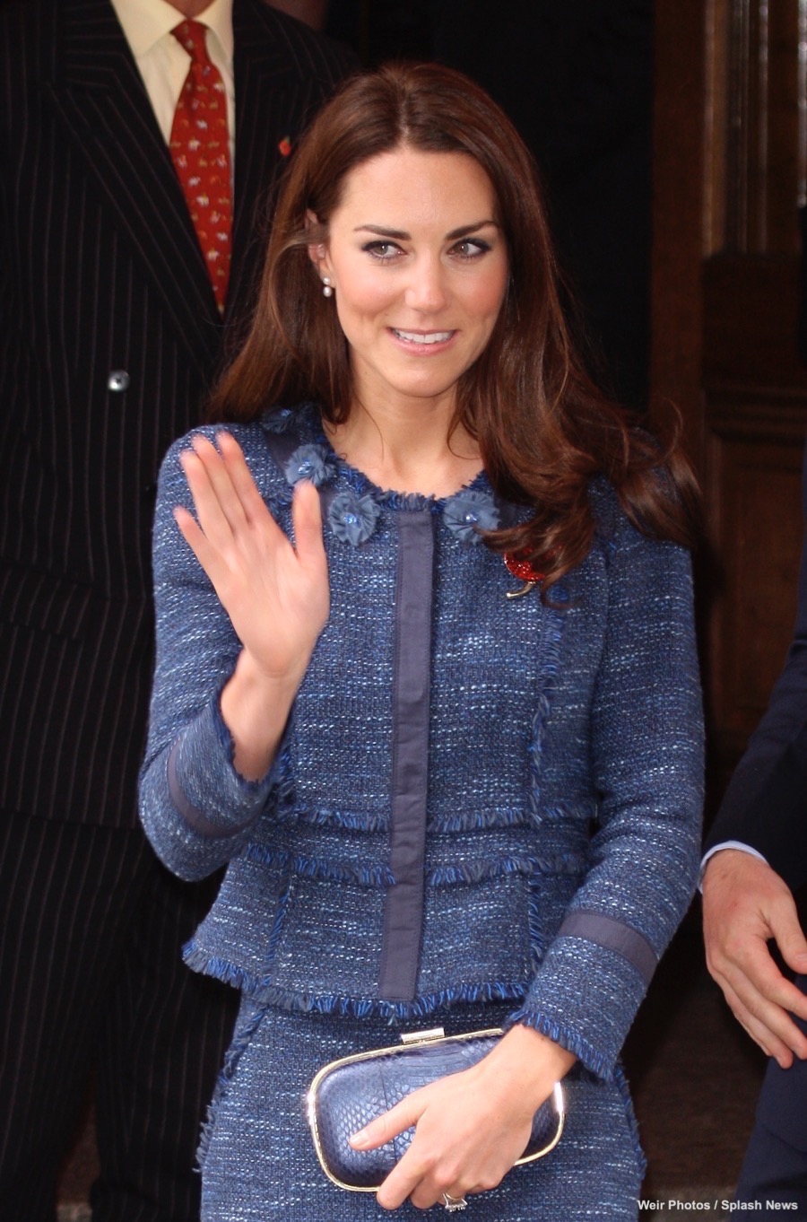 Duchess Kate wears Rebecca Taylor at Reception for the The Scott-Amundsen Centenary Race