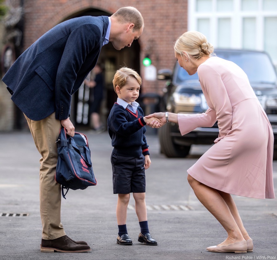 Prince George’s first day at school