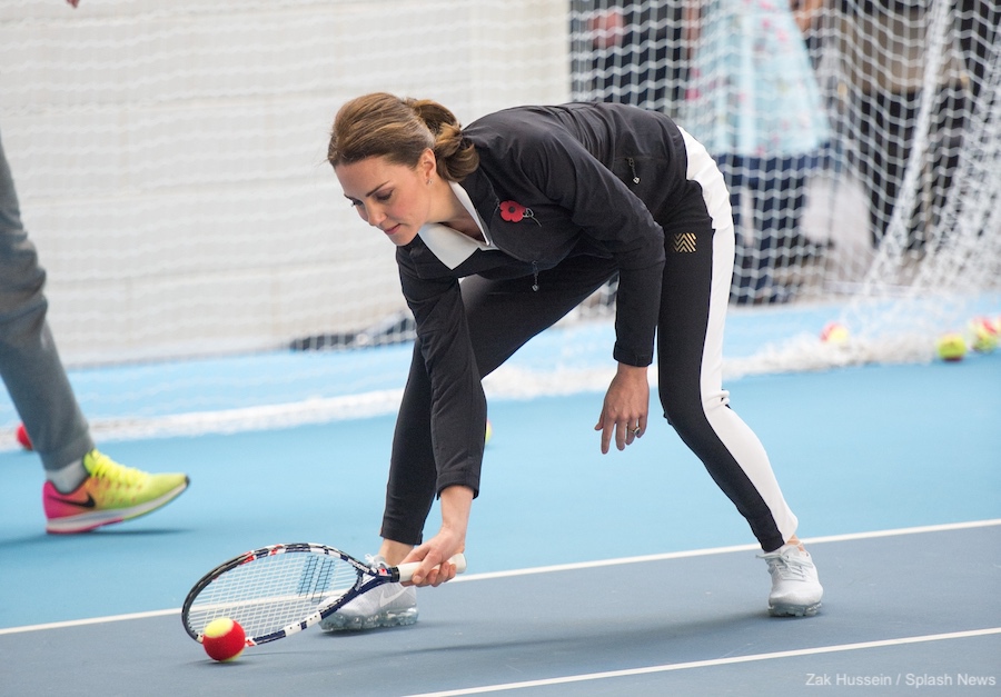 Kate Middleton Embraces Sporty Chic for Her Visit to the Lawn Tennis Association