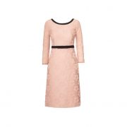 Orla Kiely Peach Raised Flower Dress