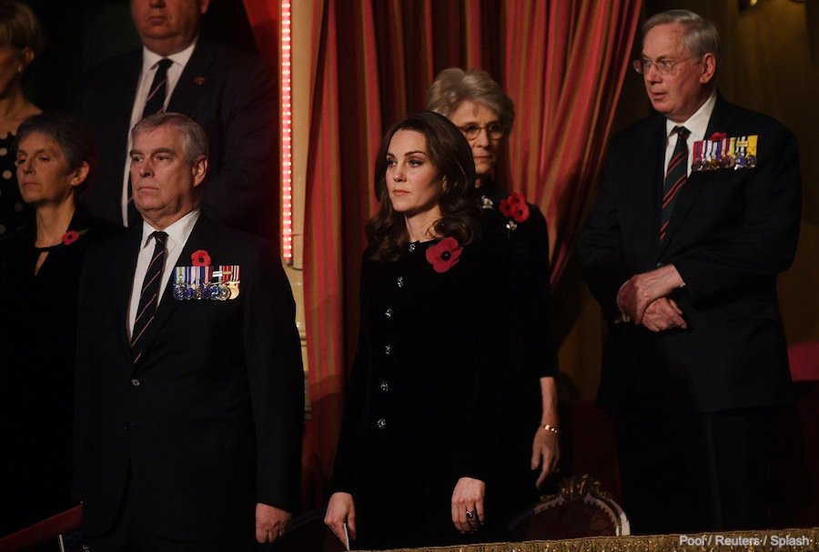 Kate in Catherine Walker for the 2017 Festival of Remembrance