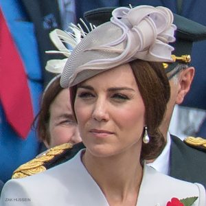 Kate Middleton wearing Diana's Collingwood earrings