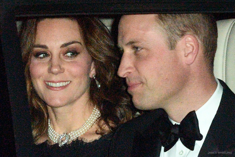Members of The Royal Family attend The Queen and Duke of Edinburgh's 70th Anniversary Dinner at Windsor Castle, Windsor, Berkshire, on the 20th November 2017.