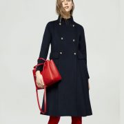 Kate Middleton's Navy Blue CH Carolina Herrera Coat