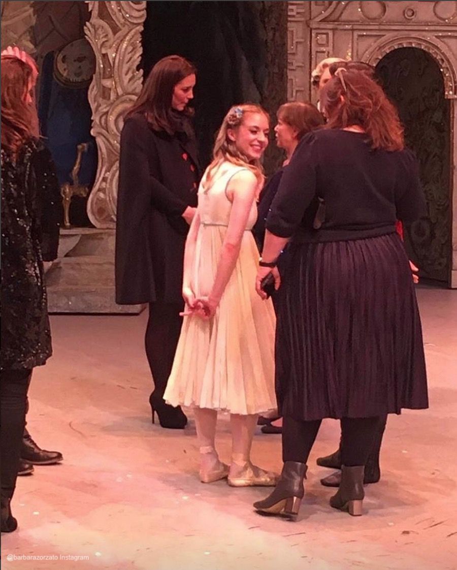 Kate spotted at the Royal Opera House watching The Nutcracker ballet