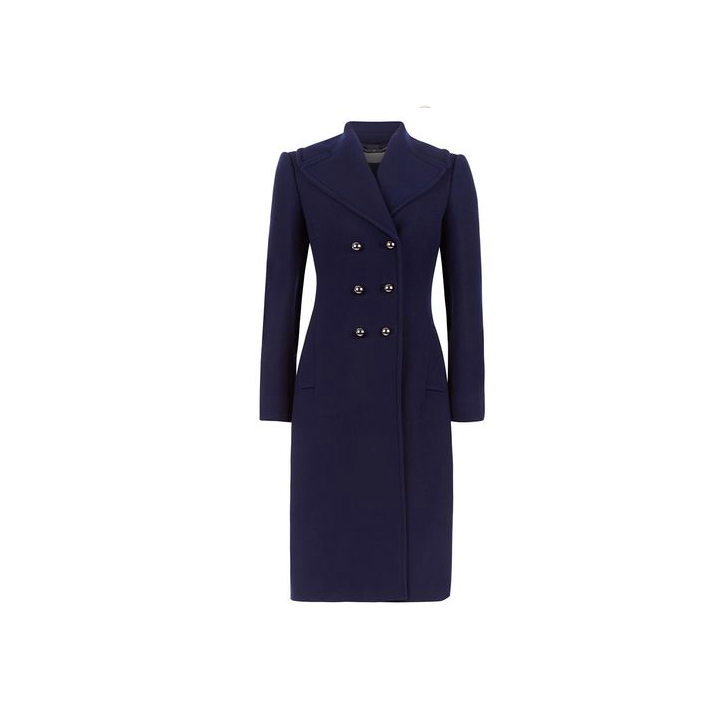 Hobbs London Gianna Coat in navy blue