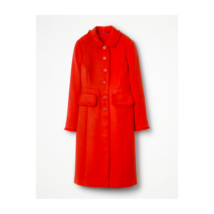 Boden Lena Coat In Red