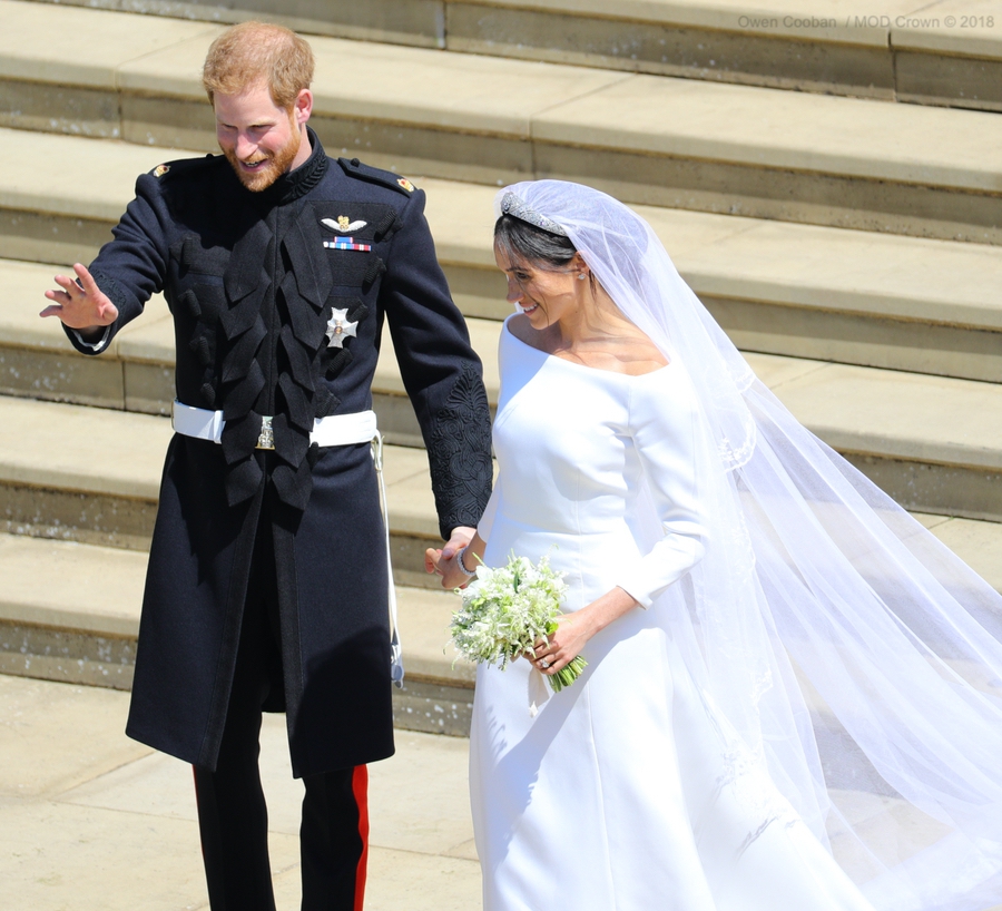 Meghan Markle's wedding gown