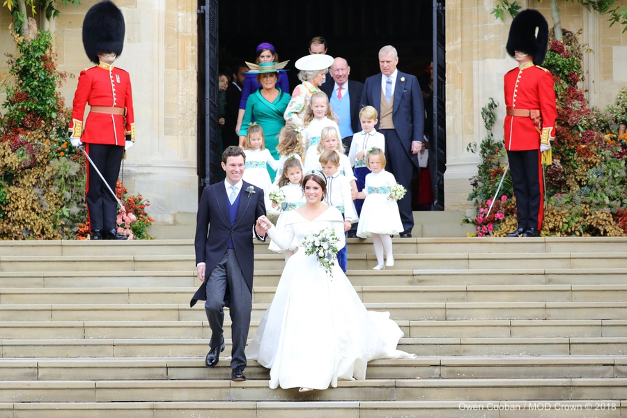 Princess Eugenie Wedding + Bridal Party in Windsor