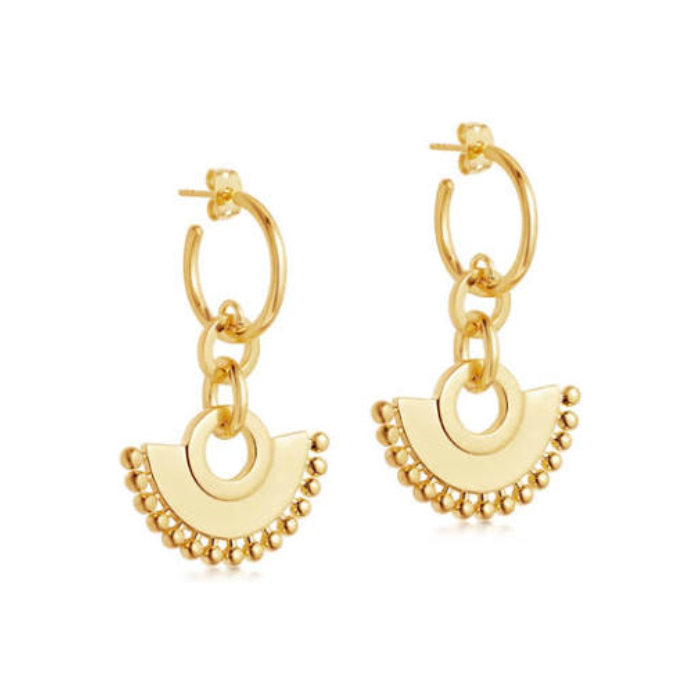 Missoma Gold Zenyu Chandelier Hoops in Gold