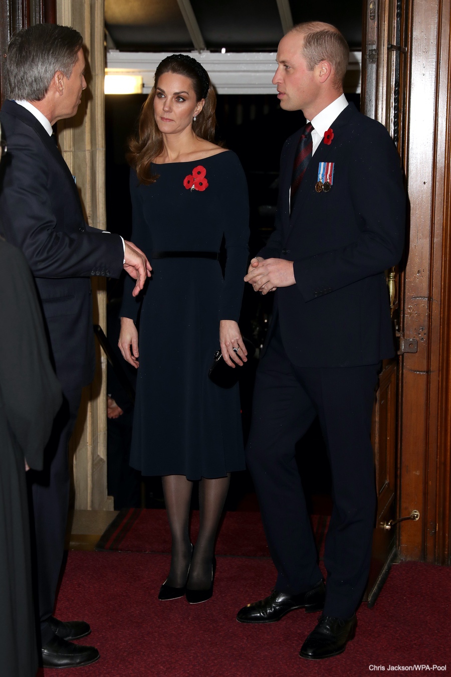 Kate in Alexander McQueen for the 2019 Festival of Remembrance