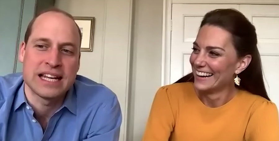 William and Kate video chat with teachers and pupils at a school in Lancashire