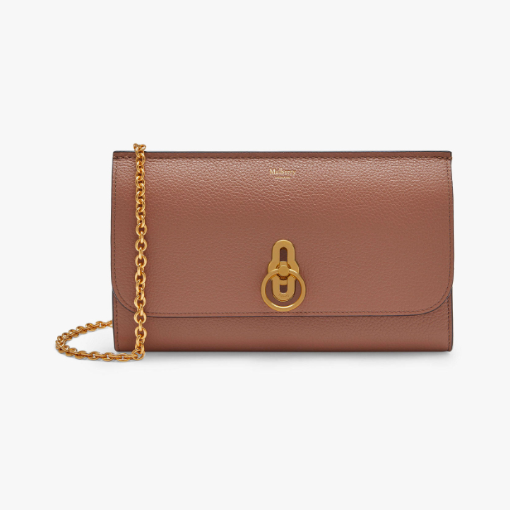 Mulberry Amberley Clutch in Dark Blush