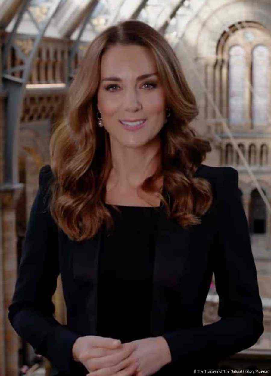 Kate in McQueen tuxedo to announce Wildlife Photographer of the Year winner 2020