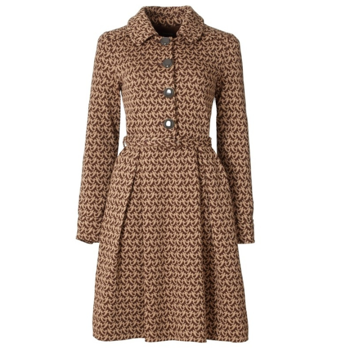 Orla Kiely Wool Jacquard Birdie Dress