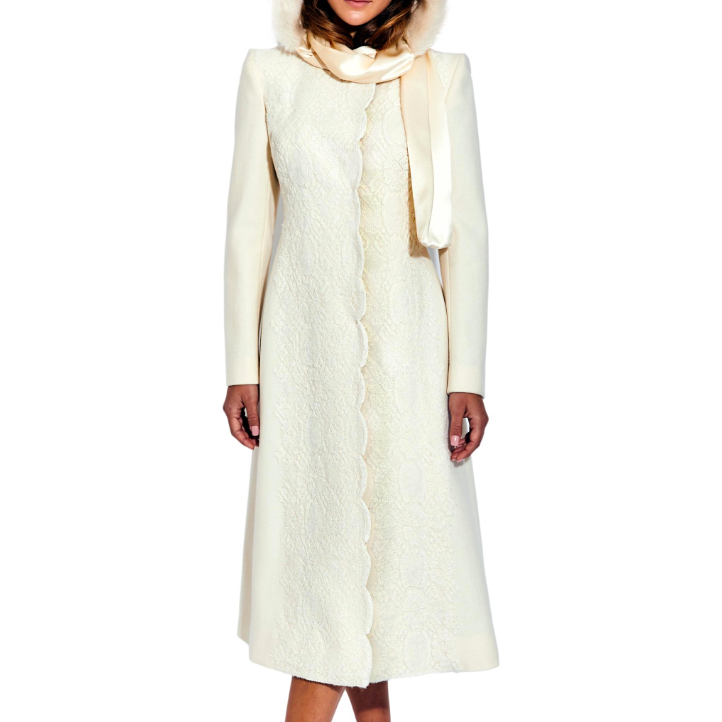 Catherine Walker Valeria Coat in Winter White