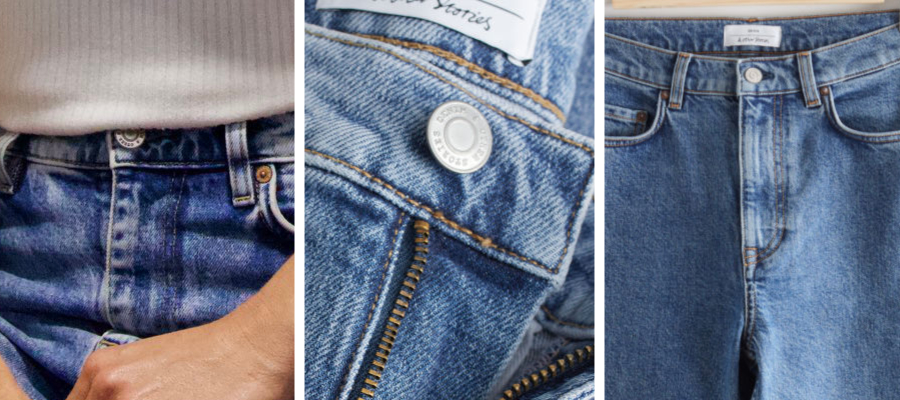 A look at Kate Middleton's jeans, compared side by side with the stock images from & Other Stories