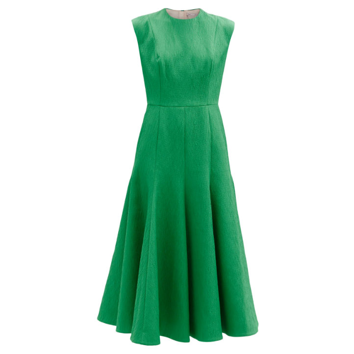 The Emilia Wickstead 'Denver' dress in green