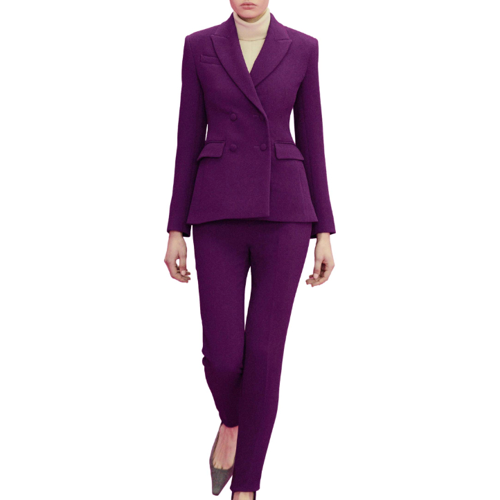 Emilia Wickstead Purple Suit