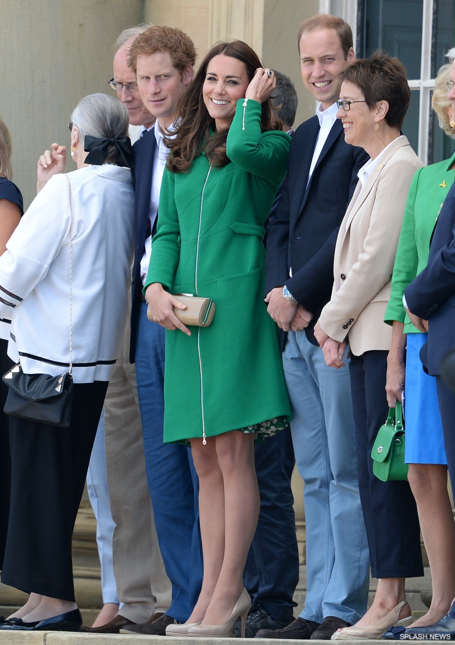 The Duchess of Cambridge in Green for the Tour de France launch